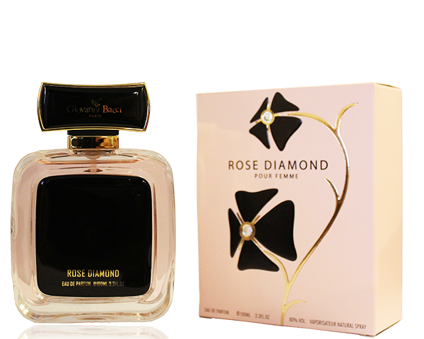 عطر و ادکلن زنانه رز دایموند برند جیووانی باسی  (  GIOVANNI BACCI  -  ROSE DIAMOND  )