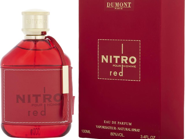 عطر و ادکلن مردانه نیترو رد برند دومونت  ( DUMONT  -  NITRO RED    )