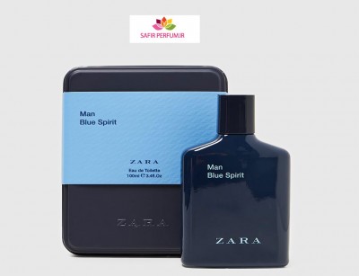 عطر و ادکلن مردانه بلو اسپیریت نسخه ویژه برند زارا  (  ZARA   -  MAN BLUE SPIRIT SPECIAL EDITION    )