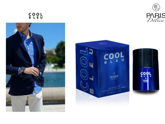 عطر و ادکلن مردانه کول بلو برند پاریس دلیس  (   PARIS DELICE   -  COOL BLEU   )