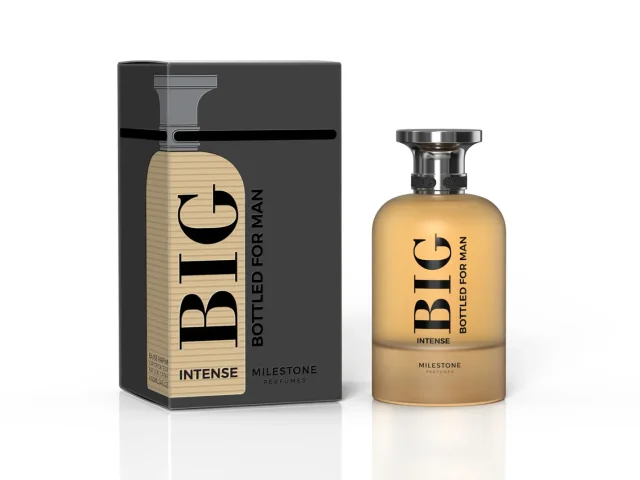 عطر و ادکلن مردانه بیگ باتلد اینتنس برند مایلستون  (  MILESTONE   -  BIG BOTTLED INTENSE   )