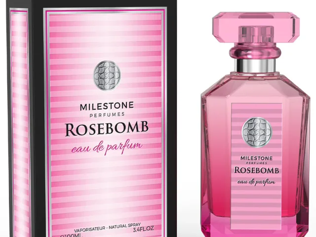 عطر و ادکلن زنانه رز بامب برند مایلستون  (  MILESTONE   -  ROSEBOMB   )