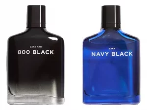ست عطر و ادکلن مردانه نیوی بلک - 800 بلک برند زارا  (  ZARA   -  NAVY BLACK - 800 BLACK    )