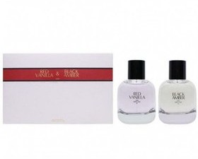 ست زنانه عطر و ادکلن رد وانیلا – بلک امبر برند زارا  (   ZARA   -  RED VANILLA  - BLACK AMBER   )