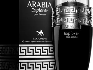 عطر و ادکلن مردانه عربیا اکسپلورر برند لوشامو  ( LE CHAMEAU  -  ARABIA EXPLORER POUR HOMME   )