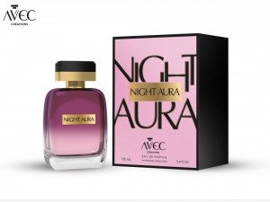 عطر و ادکلن زنانه نایت آئورا برند آوک کریشنز  (  AVEC CREATIONS  -  NIGHT AURA    )