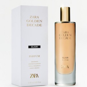 عطر و ادکلن زنانه گلدن دکید الگزیر برند زارا  (  ZARA   -  GOLDEN DECADE ELIXIR   )