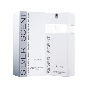 عطر و ادکلن مردانه سیلور سنت پیور برند جکز بوگارت   (  JACQUES BOGART  -  SILVER SCENT PURE     )