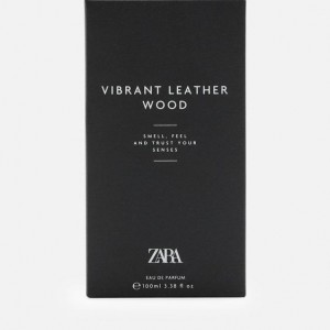 عطر و ادکلن مردانه ویبرانت لدر وود برند زارا  (  ZARA   -  VIBRANT LEATHER WOOD   )