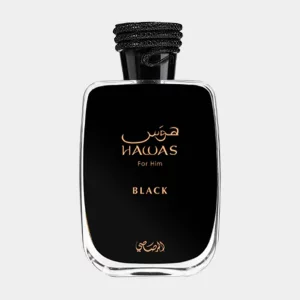 عطر و ادکلن مردانه هوس بلک برند رصاصی  (  RASASI  -  HAWAS BLACK   )