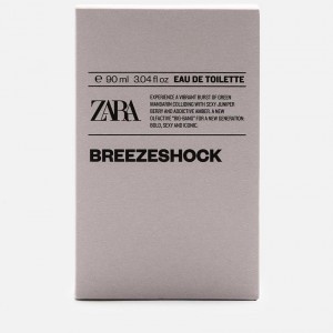 عطر و ادکلن مردانه بریز شاک برند زارا  (  ZARA   -  BREEZE SHOCK   )
