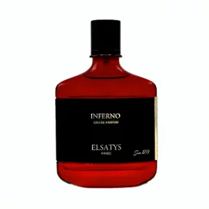 عطر و ادکلن مردانه اینفرنو الساتیس لدر کالکشن برند پاریسیس پارفومز  (  PARISIS PARFUMS  -  INFERNO ELSATYS LEATHER COLLECTION     )