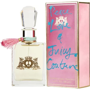 عطر و ادکلن زنانه پیس لاو اند جوسی کوتور برند جوسی کوتور  (  Juicy Couture - Peace, Love and Juicy Couture   )