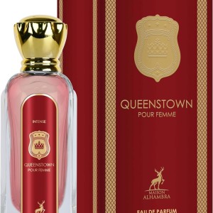 عطر و ادکلن زنانه کویین استون پور فم اینتنس برند میسون الحمبرا  (  MAISON ALHAMBRA  -  QUEENSTOWN POUR FEMME INTENSE     )
