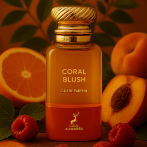 عطر و ادکلن زنانه و مردانه کورال بلاش برند میسون الحمبرا  (  MAISON ALHAMBRA  -  CORAL BLUSH    )