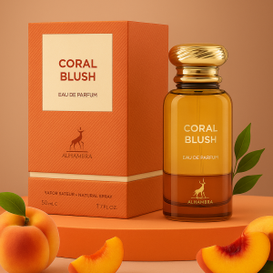 عطر و ادکلن زنانه و مردانه کورال بلاش برند میسون الحمبرا  (  MAISON ALHAMBRA  -  CORAL BLUSH    )