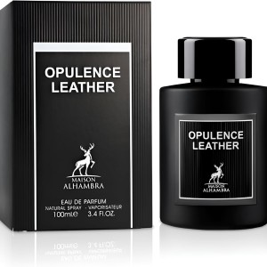 عطر و ادکلن زنانه و مردانه اپولنس لدر برند میسون الحمبرا  (  MAISON ALHAMBRA  -  OPULENCE LEATHER      )