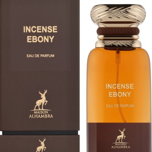 عطر و ادکلن زنانه و مردانه اینسنس ابونی برند میسون الحمبرا  (  MAISON ALHAMBRA  -  INCENSE EBONY    )