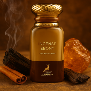 عطر و ادکلن زنانه و مردانه اینسنس ابونی برند میسون الحمبرا  (  MAISON ALHAMBRA  -  INCENSE EBONY    )
