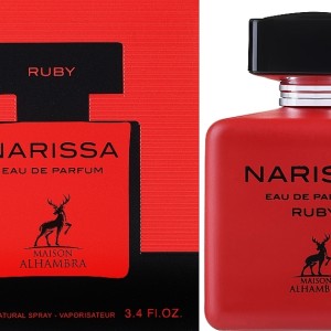 عطر و ادکلن زنانه روبی ناریسا برند میسون الحمبرا  (  MAISON ALHAMBRA  -  RUBY NARISSA    )