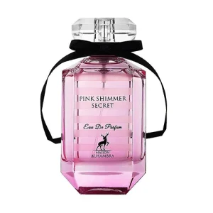 عطر و ادکلن زنانه پینک شیمر سکرت برند میسون الحمبرا  (  MAISON ALHAMBRA  - PINK SHIMMER SECRET    )