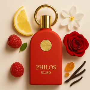 عطر و ادکلن زنانه و مردانه فیلوس روسو برند میسون الحمبرا  (  MAISON ALHAMBRA  - PHILOS ROSSO   )
