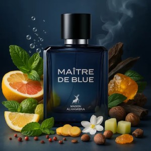 عطر و ادکلن مردانه میتر د بلو برند میسون الحمبرا  (  MAISON ALHAMBRA  -  MAITRE DE BLUE   )