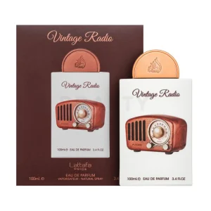 عطر و ادکلن زنانه و مردانه وینتیج رادیو برند لطافه  (  LATTAFA  - VINTAGE RADIO   )