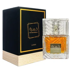 عطر و ادکلن زنانه و مردانه خمره برند لطافه  (  LATTAFA  - KHAMRAH    )