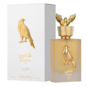 عطر و ادکلن زنانه و مردانه شاهین گلد برند لطافه  (  LATTAFA  - SHAHEEN GOLD   )