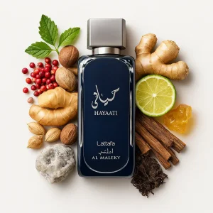 عطر و ادکلن زنانه و مردانه حیاتی الملکی برند لطافه  (  LATTAFA  - HAYAATI AL MALEKY   )