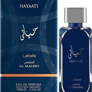 عطر و ادکلن زنانه و مردانه حیاتی الملکی برند لطافه  (  LATTAFA  - HAYAATI AL MALEKY   )
