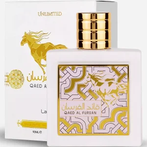 عطر و ادکلن زنانه و مردانه قائد الفرسان آنلیمیتد برند لطافه  (  LATTAFA  - QAED AL FURSAN UNLIMITED   )