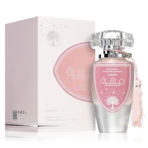 عطر و ادکلن زنانه و مردانه مهره سیلکی رز برند لطافه  (  LATTAFA  - MOHRA SILKY ROSE   )