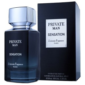 عطر و ادکلن مردانه پرایویت من سنسیشن برند اورینتال فرگرنسز  (  L ORIENTALE FRAGRANCES  -  PRIVATE MAN SENSATION      )