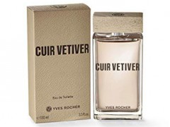 عطر و ادکلن مردانه کوییر وتیور برند ایوروشه  (   YVES ROCHER   -  CUIR VETIVER   )