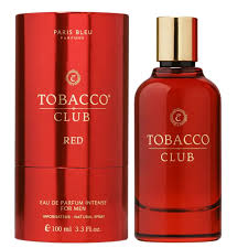 عطر و ادکلن زنانه و مردانه توباکو کلاب رد برند پاریس بلو  (  PARIS BLEU  -  TOBACCO CLUB RED    )