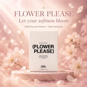 عطر و ادکلن مردانه فلاور پلیز برند زارا  (  ZARA   -  FLOWER PLEASE   )