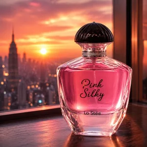 عطر و ادکلن زنانه پینک سیلکی برند لا استی  (   LA STEE  -  PINK SILKY    )