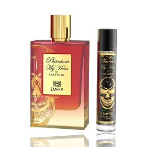 عطر و ادکلن زنانه و مردانه  فانتوم مای هیرو این لاس وگاس برند امپر  (  EMPER  -  PHANTOM MY HERO IN LAS VEGAS  )