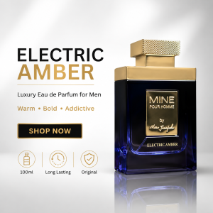 عطر و ادکلن مردانه ماین الکتریک امبر برند مارک جوزف  ( MARC JOSEPH -  MINE ELECTRIC AMBER   )