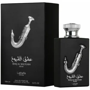 عطر و ادکلن زنانه و مردانه عشق الشیوخ سیلور برند لطافه  (  LATTAFA  - ISHQ AL SHUYUKH SILVER   )