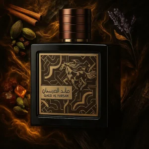 عطر و ادکلن زنانه و مردانه قائد الفرسان برند لطافه  (  LATTAFA  - QAED AL FURSAN   )