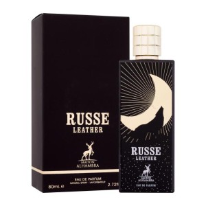 عطر و ادکلن زنانه و مردانه روس لدر برند میسون الحمبرا  (  MAISON ALHAMBRA  - RUSSE LEATHER   )