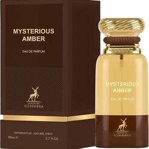 عطر و ادکلن زنانه و مردانه میستریوس امبر برند میسون الحمبرا  (  MAISON ALHAMBRA  - MYSTERIOUS AMBER   )