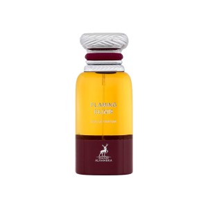 عطر و ادکلن زنانه و مردانه فلیمینگ الگزیر برند میسون الحمبرا  (  MAISON ALHAMBRA  - FLAMING ELIXIR   )