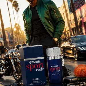 عطر و ادکلن مردانه جنیوس اسپرت کد برند امپر  (  EMPER  - GENIUS SPORT CODE   )