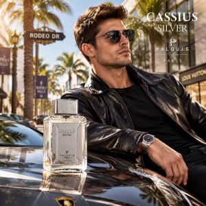 عطر و ادکلن مردانه کاسیوس سیلور برند پالکوییس  (  PALQUIS  -  CASSIUS SILVER    )