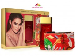 ست عطر و ادکلن زنانه فوگو برند ویکی مارتین بروکال  (  VICKY MARTIN BERROCAL   -  FUEGO SET   )