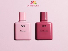 ست زنانه عطر و ادکلن تیوب رز - پینک فلومب برند زارا  (   ZARA   -  TUBEROSE - PINK FLAMBE  SET   )